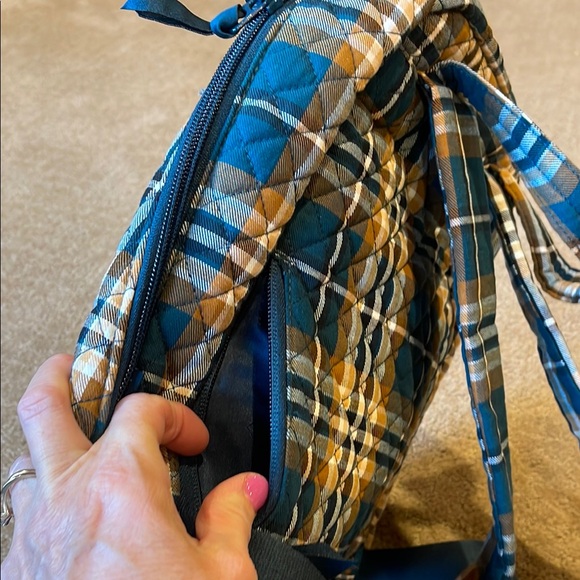 Vera Bradley Plaid Backpack - Picture 3 of 7